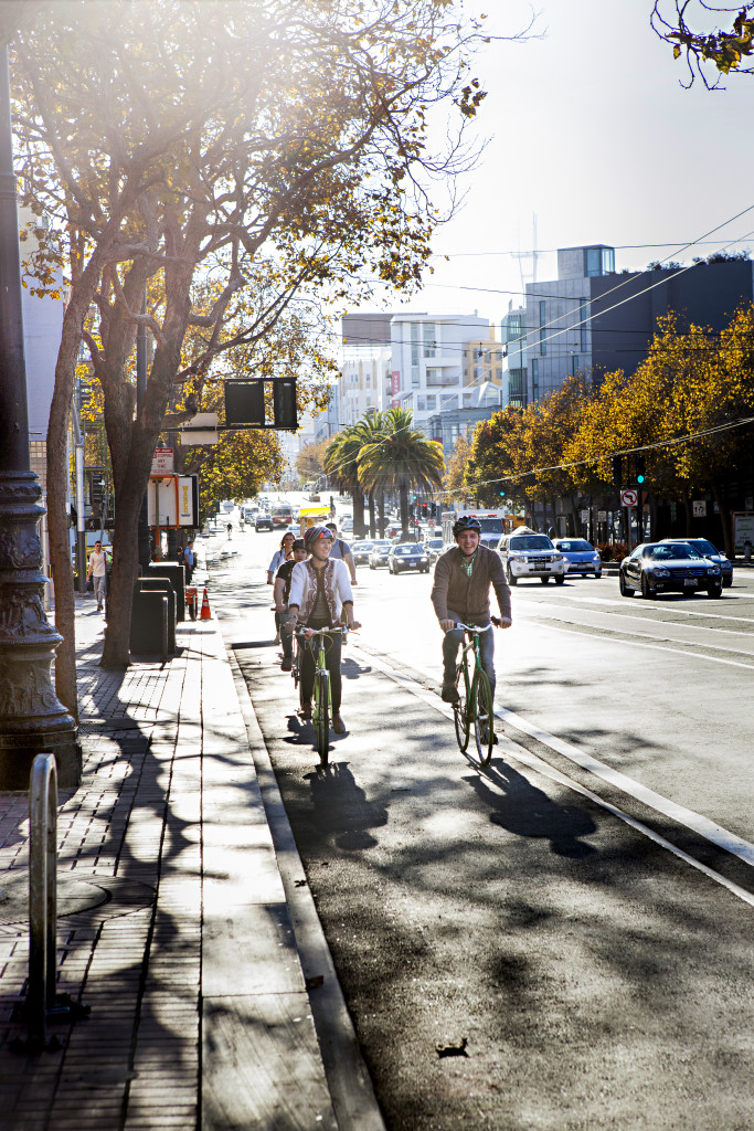 Margaret McCarthy och Chris Cassidy driver ett projekt för att öppna upp gator för cyklister och gående. Foto: Linn Bergbrant