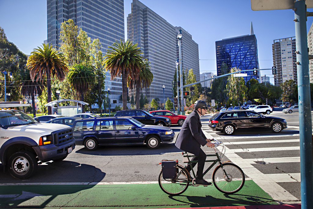 San Francisco har profilerat sig som en cykelstad, men att det blev så var långt ifrån en självklarhet. Foto: Linn Bergbrant