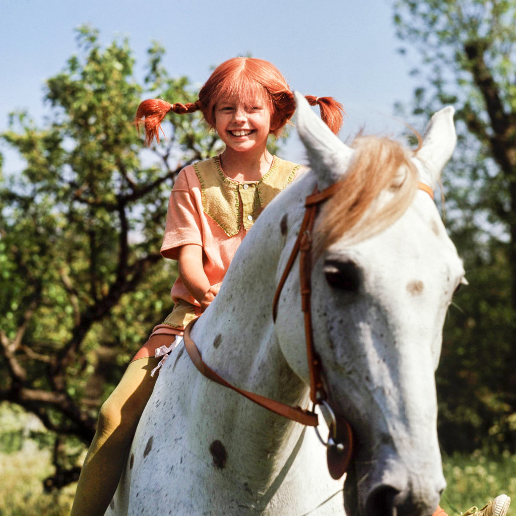 Eftersom ”lilla” är en neutral form går det bra att kalla Pippis häst för Lilla gubben. Foto: Pressens bild/TT
