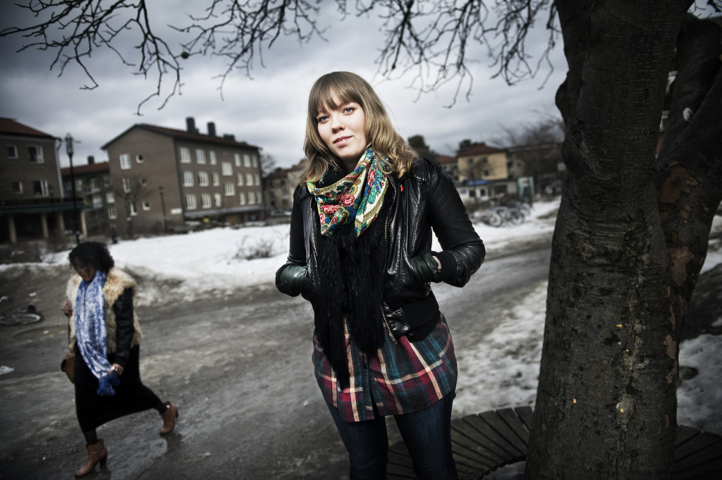Jenny Wrangborg, poet. Foto: Karin Grip/SvD/TT.